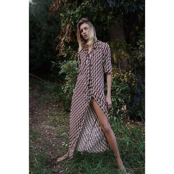 Zara maxi dress with neck ties - Picture 9 of 17